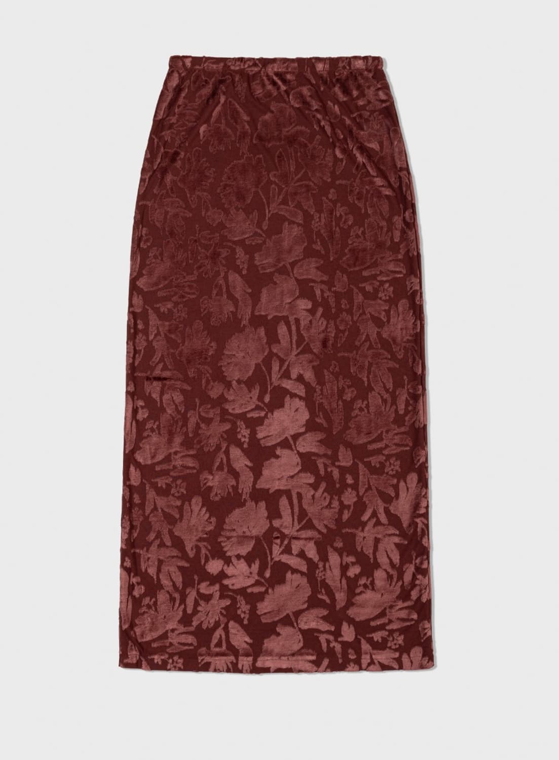 nuuanu hove long skirt_wine 상품이미지2