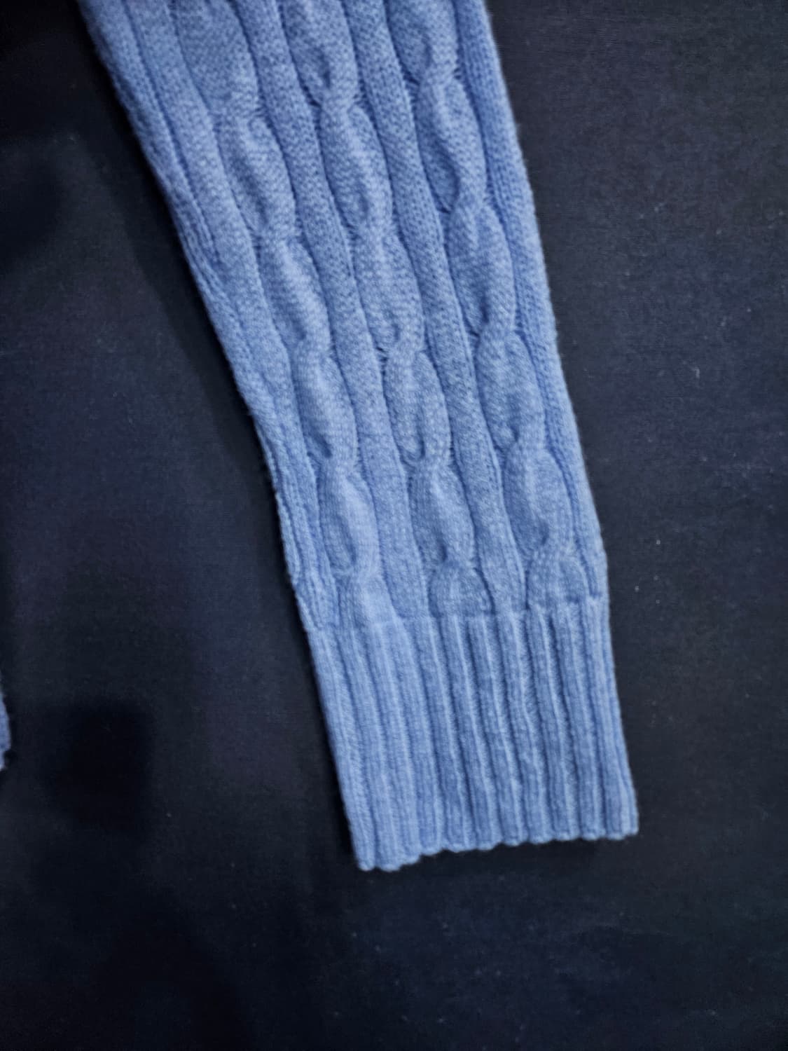 에트로 캐시미어 케이블 남성 40 니트 스웨터  상품이미지7