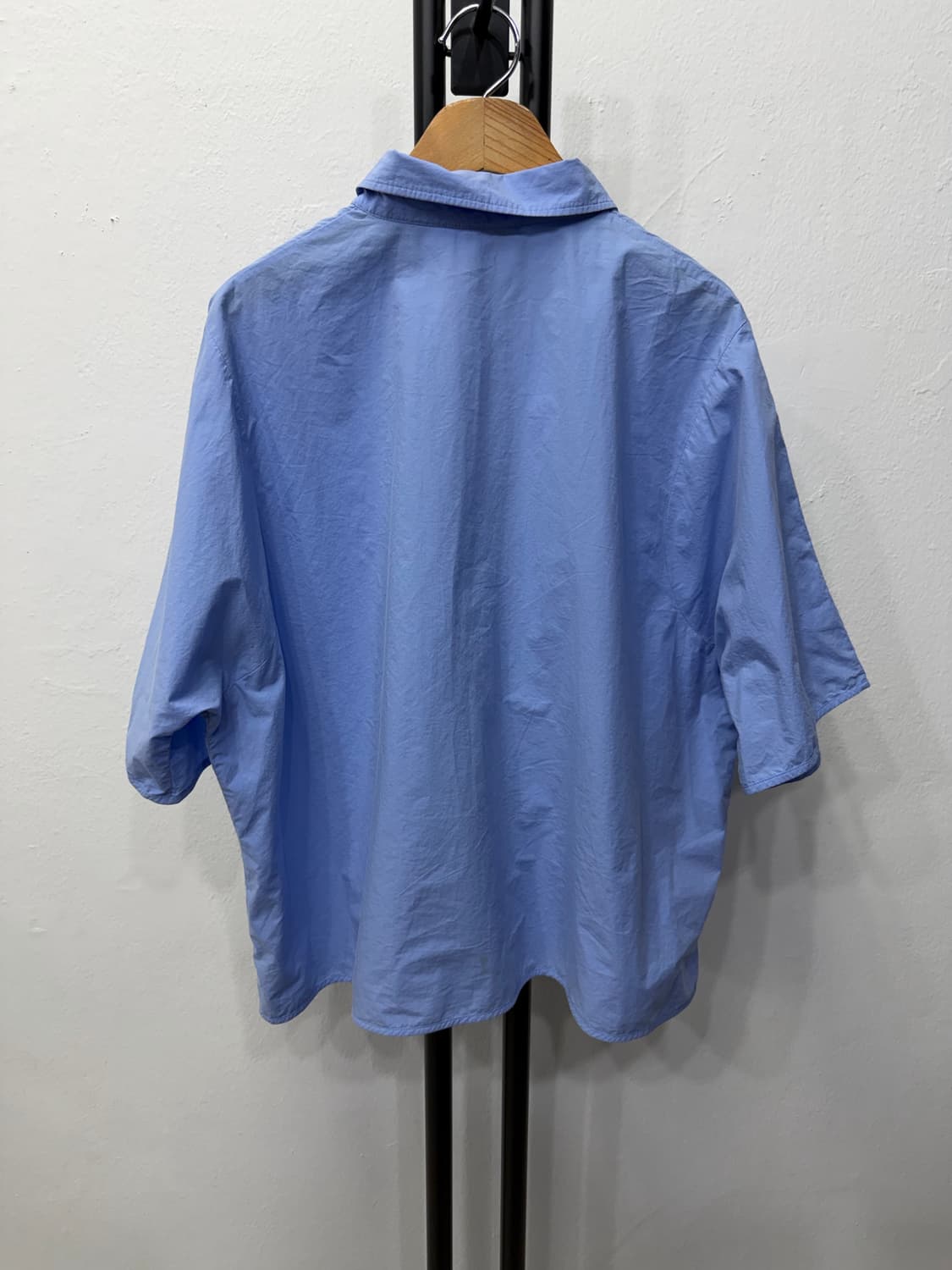 정품) COS 코스 신형 오버핏 블루 셔츠 38 상품이미지4