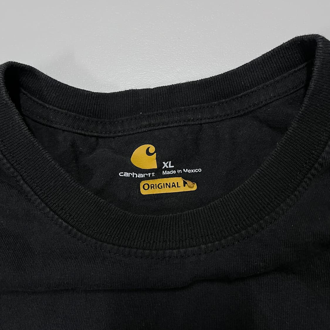 [정품] 칼하트 블랙 빅로고 반팔티 [ 오리지널XL ] 상품이미지4