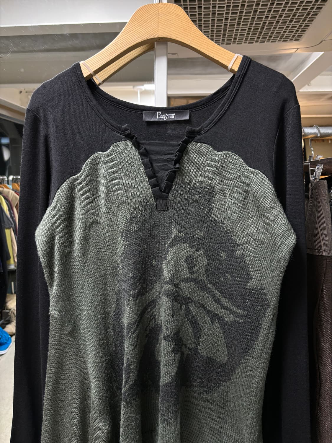 Esensation 레이어드 니트 상품이미지3