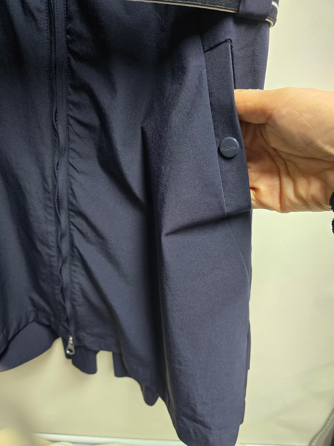 말본 골프 벨티드 우븐 플리츠 원피스 S 상품이미지2