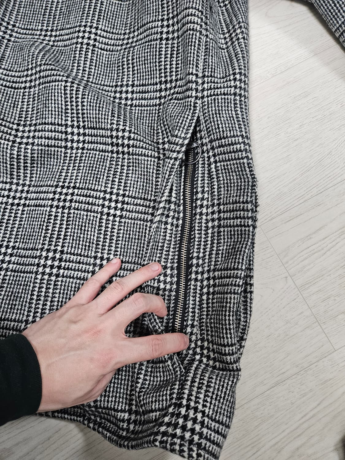 바버 뷰포트 글렌체크 울자켓 일본별주 35 상품이미지5