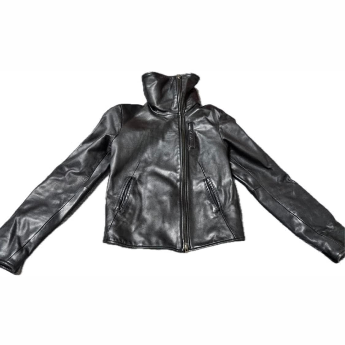 GAP 하이넥 양가죽 레더자켓 상품이미지1