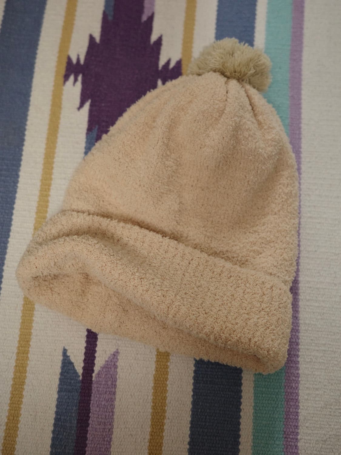 fleece pompom beanie 상품이미지6