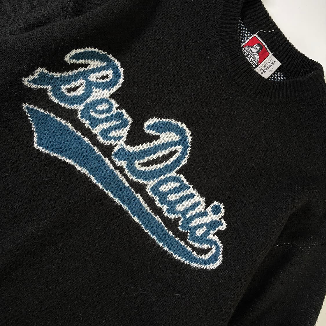 Ben davis   벤 데이비스 투사이드 로고 니트   상품이미지5