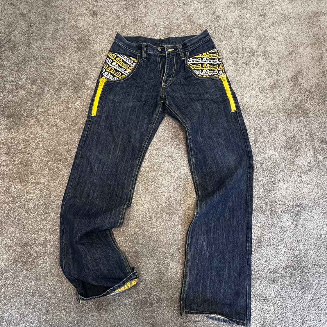 에어워크 딥블루 스트레이트 데님팬츠30 상품이미지8