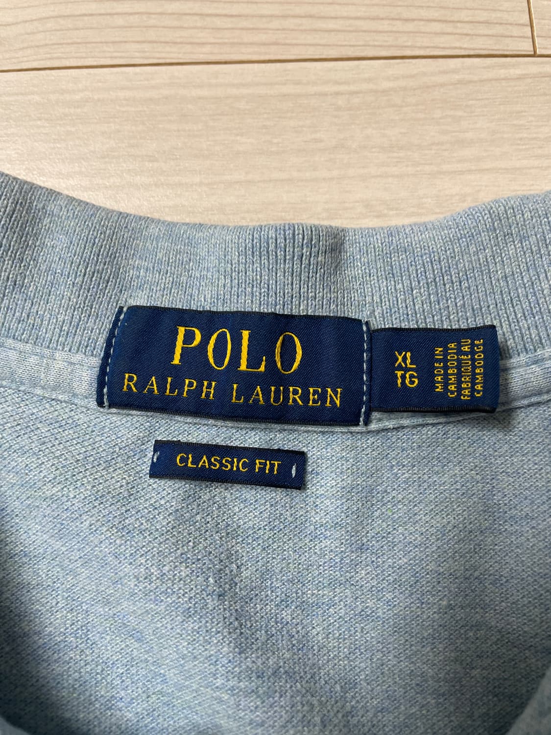 폴로 카라티 하늘색 커스텀 XL 상품이미지2