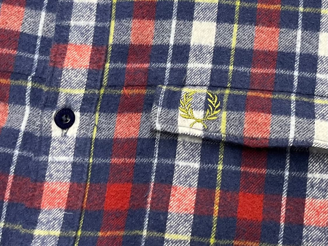 [95] 프레드페리 플란넬 체크 셔츠  상품이미지4