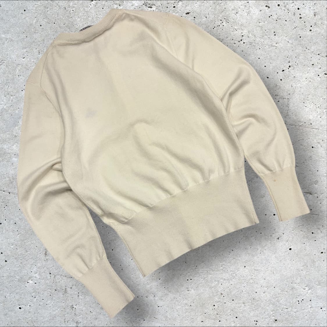 [S] 비비안웨스트우드 아이보리 니트 가디건 C277 상품이미지2