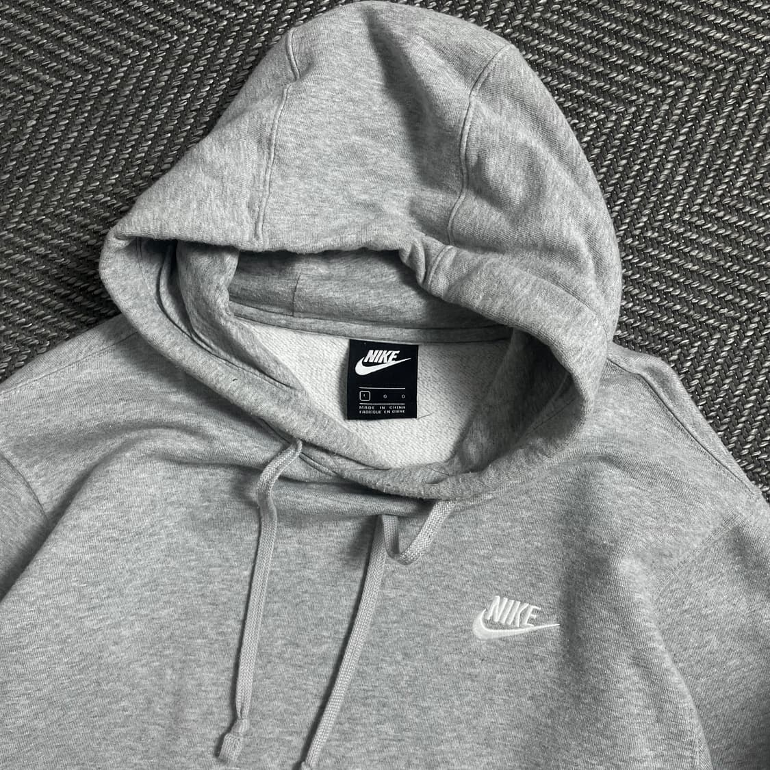 나이키 NSW 클럽 그레이 기모 후드 티셔츠o 4686 상품이미지5
