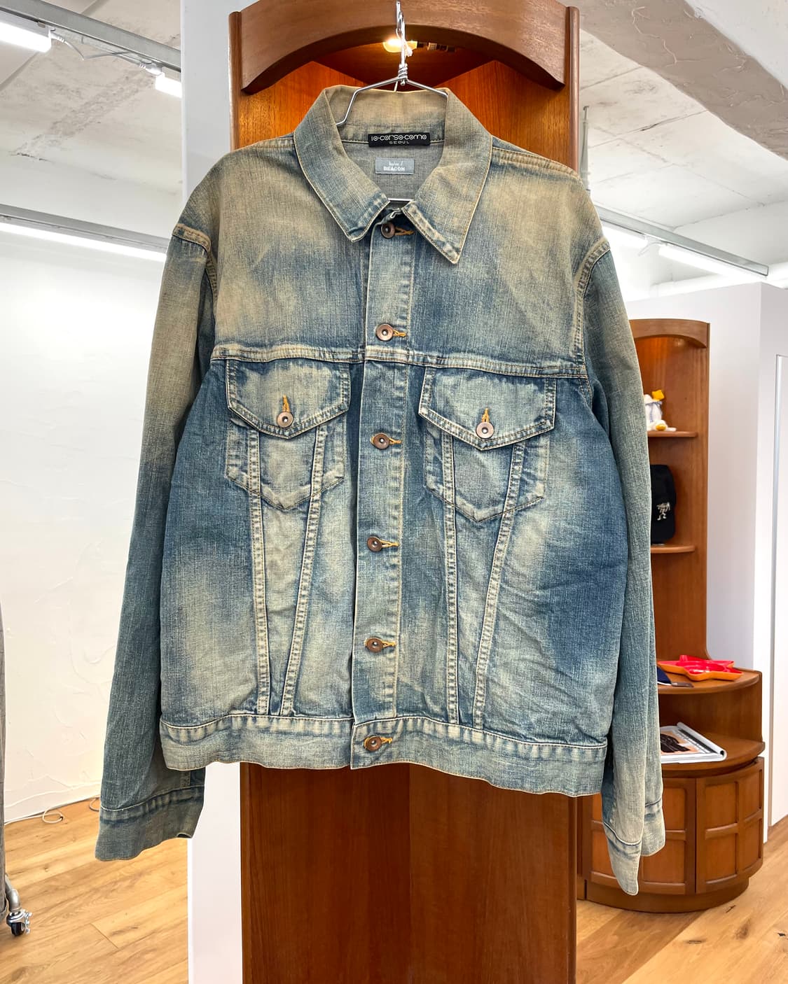 [3] kolor BEACON 컬러 비콘 2015SS 데님 자켓 상품이미지5