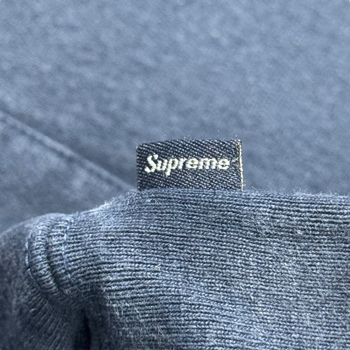 (L) 23fw 슈프림 도쿄샵 스몰박스 후드 스웻셔츠 네이비 상품이미지3