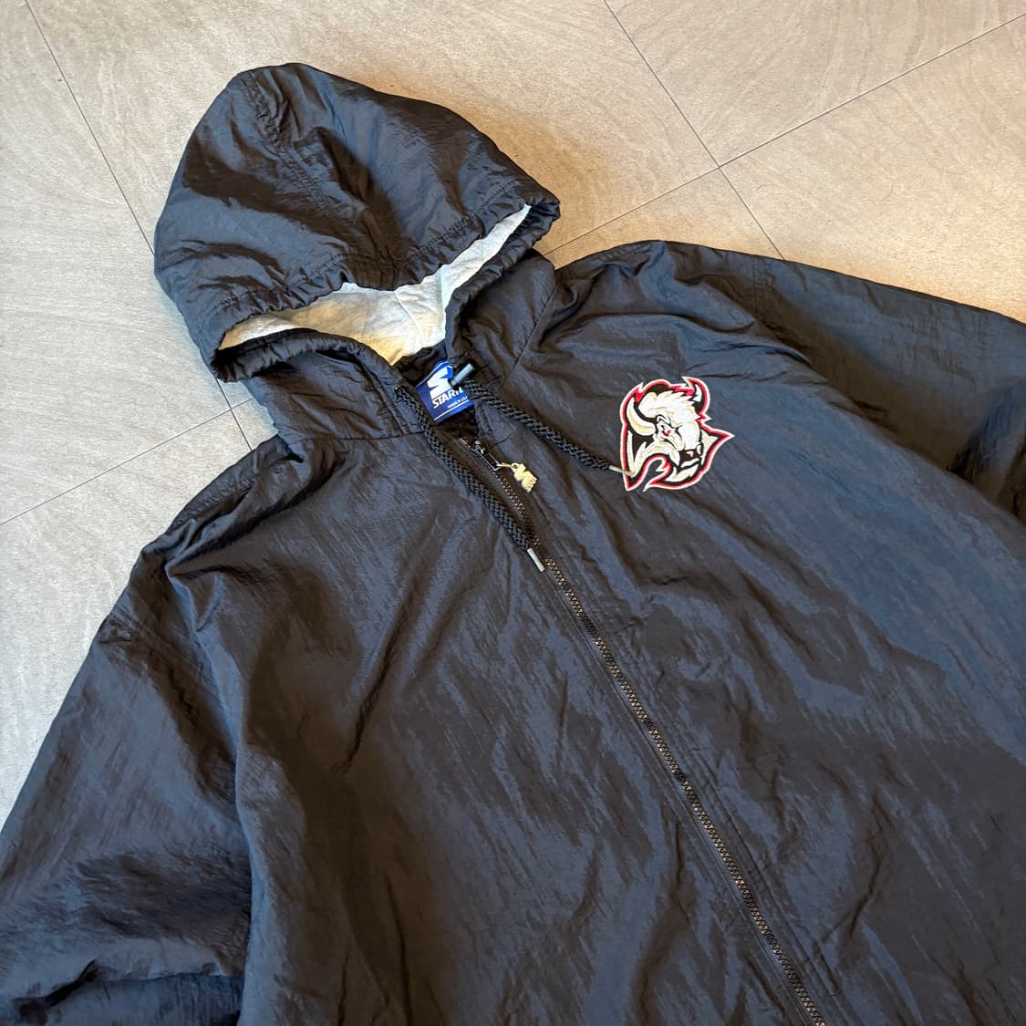 90s 90년대 미국 생산 스타터 후드 자켓 상품이미지2