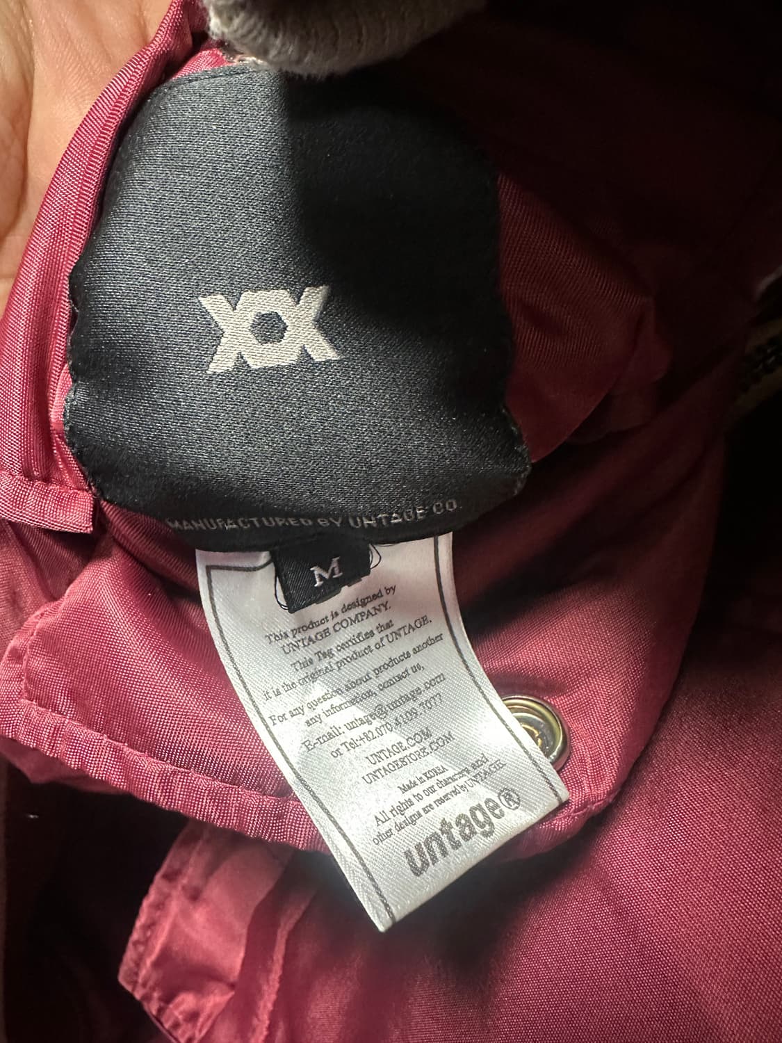 ✨ (바배) 빈티지 스카쟌 벨벳 리버시블 점퍼 자켓  상품이미지6