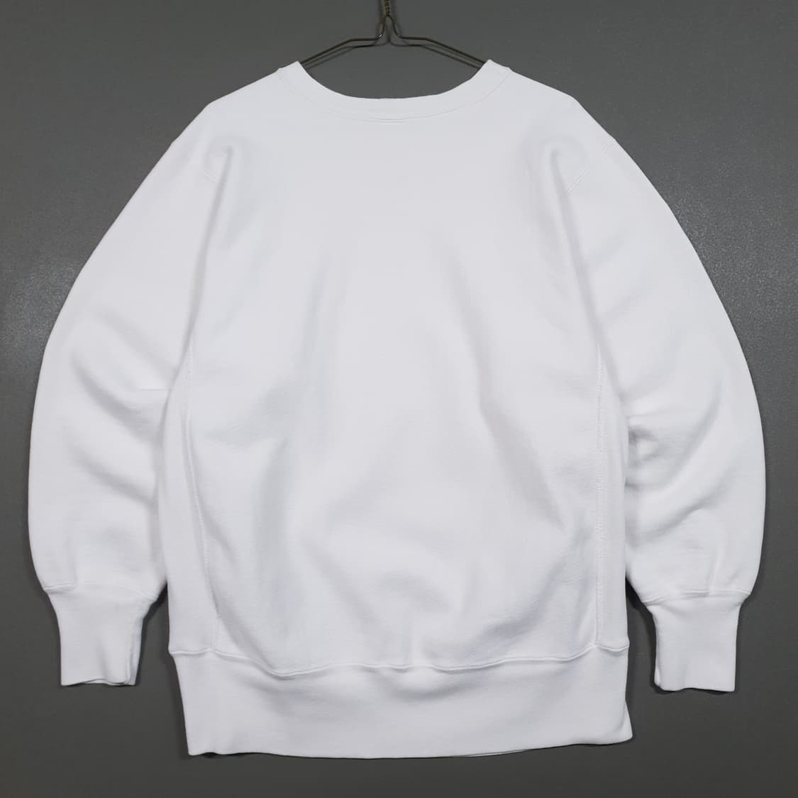 L (100) 챔피온 90s USA 리버스위브 화이트 맨투맨 스웻셔츠 상품이미지7