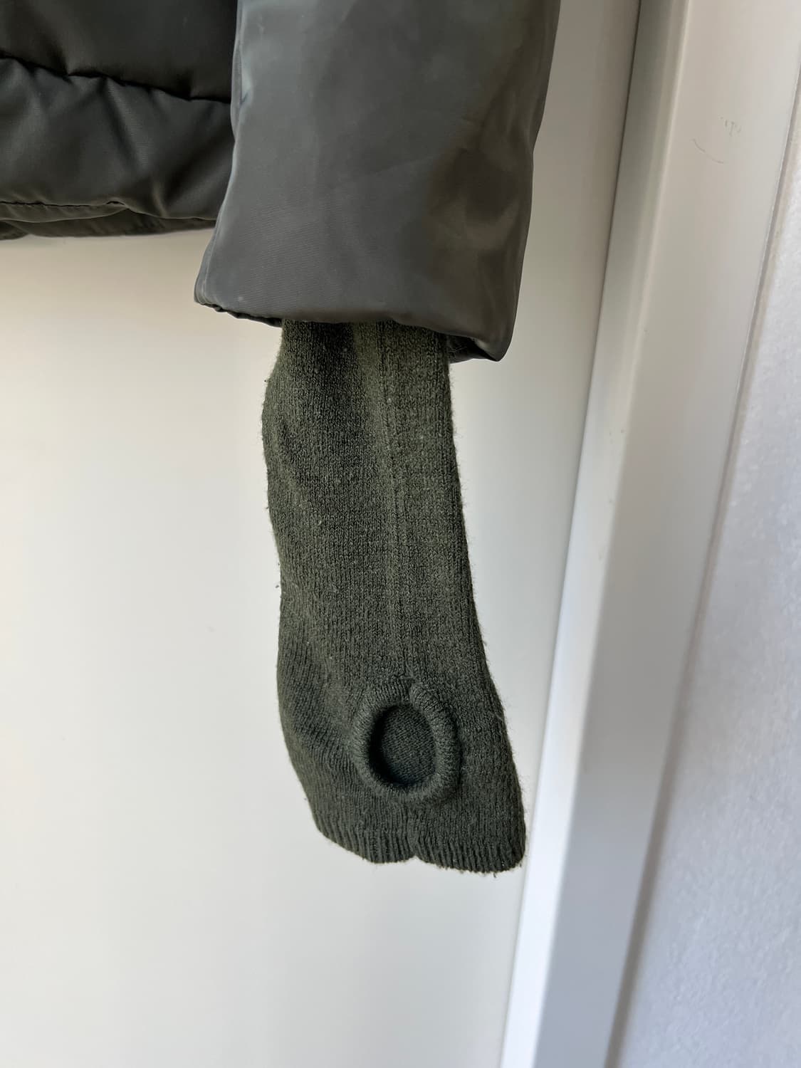 시슬리 카키 웰론 패딩 점퍼 상품이미지5