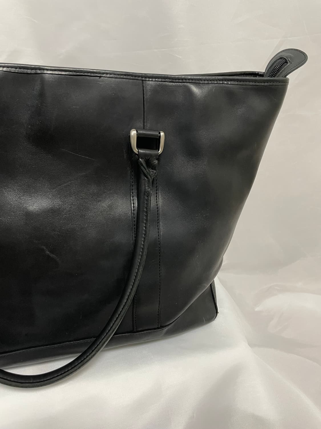 [D.O Archives] 90s 엘엘빈 토트백 라지 - 블랙 레더 상품이미지4