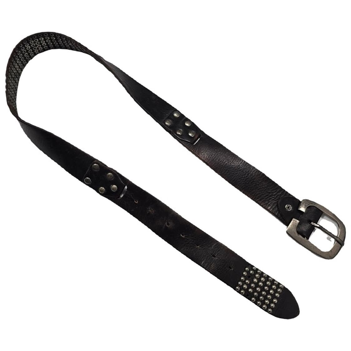 빈티지 스터드 가죽 벨트 상품이미지2