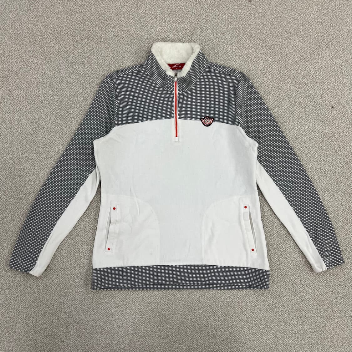 [95] 팬텀 여성 골프 반집업 긴팔 맨투맨 티셔츠 0120M1 상품이미지1