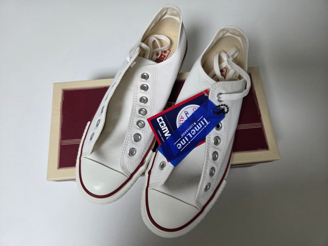 [270] 컨버스 재팬 J VTG 59 타임라인 올스타 화이트 로우 상품이미지1