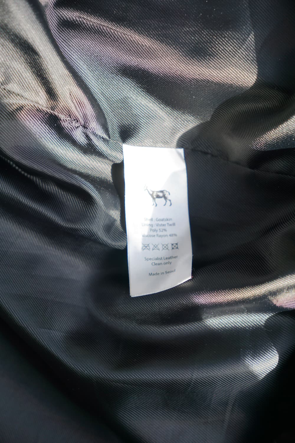 급처) 딤스킨 신흥사 goat skin A-2 자켓 XL 상품이미지5