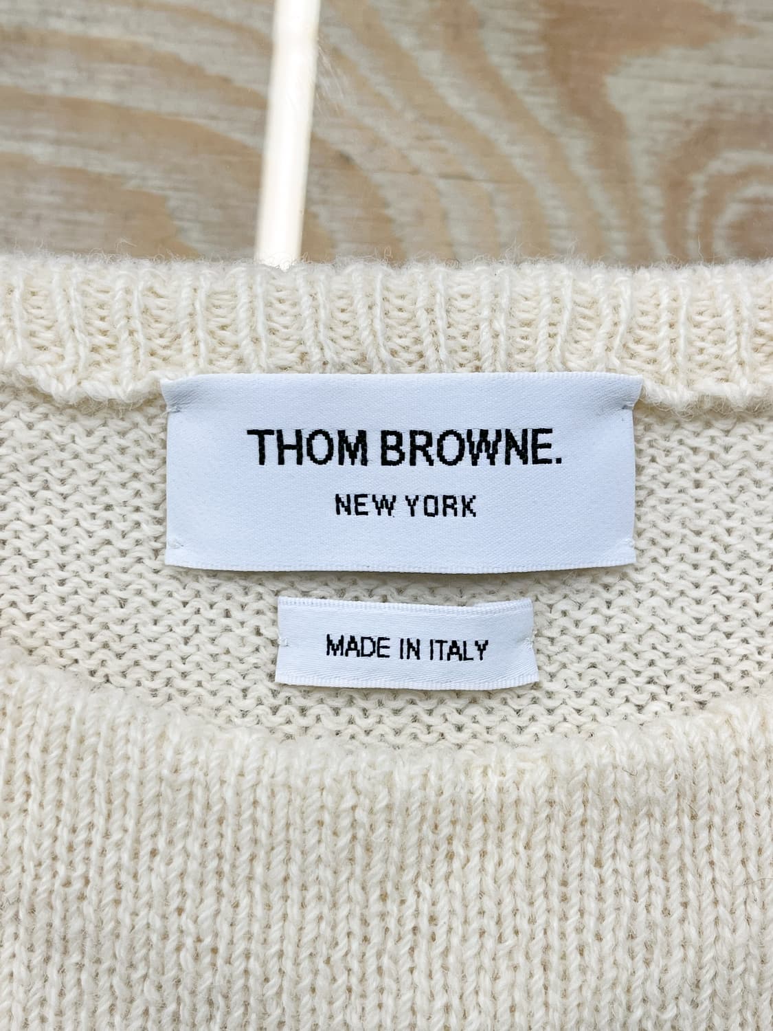 톰 브라운 보트 넥 울 스웨터 상품이미지5