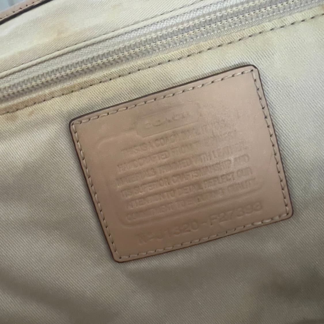 Coach leather tote bag 상품이미지3