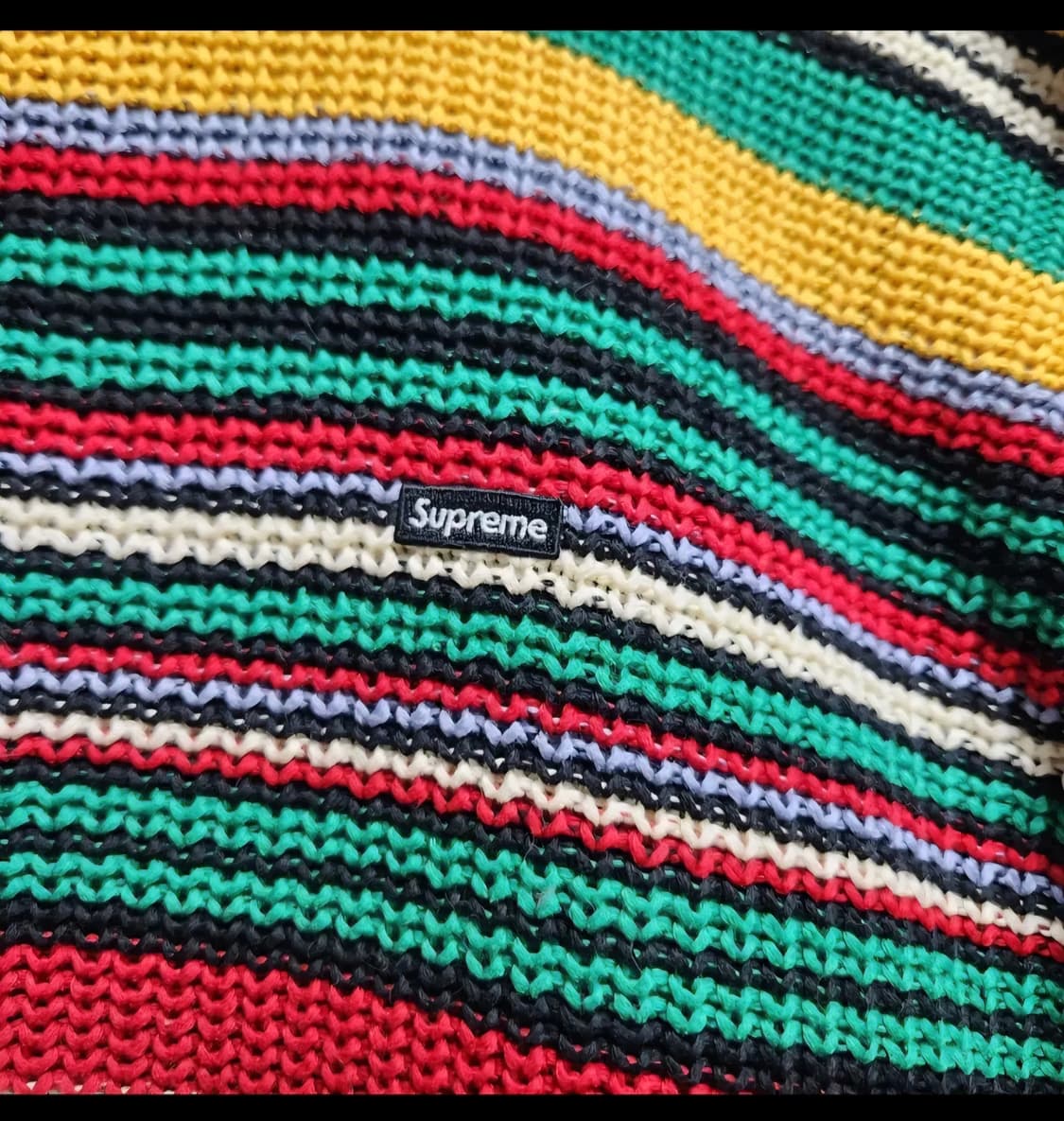 슈프림 스몰 박스 립 니트 멀티컬러 XL 상품이미지3