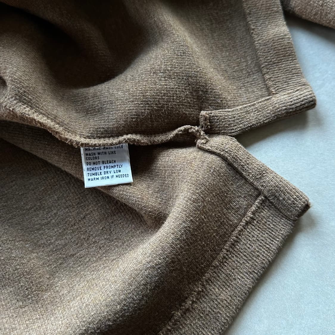 [M]폴로 랄프로렌 브라운 하프집업 코튼 니트 상품이미지8