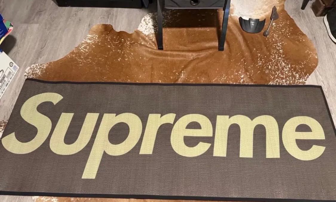 슈프림 우븐 매트 블랙 상품이미지1