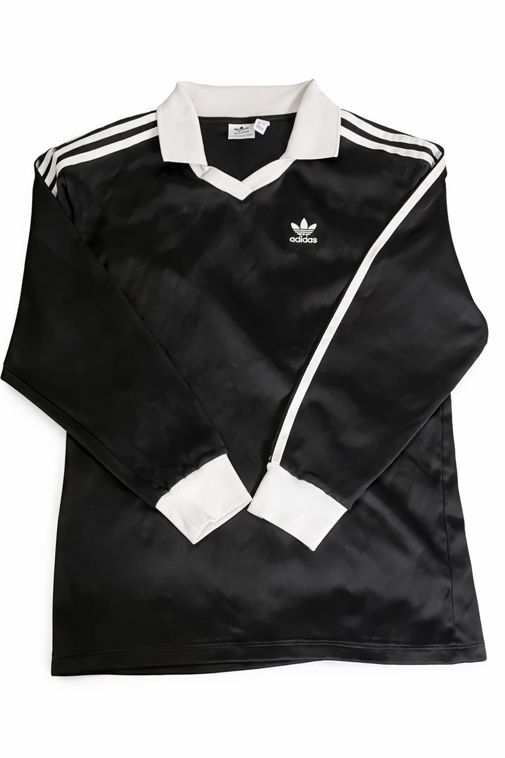(W) Adidas 3-Stripes Satin Long Sleeve T 상품이미지2