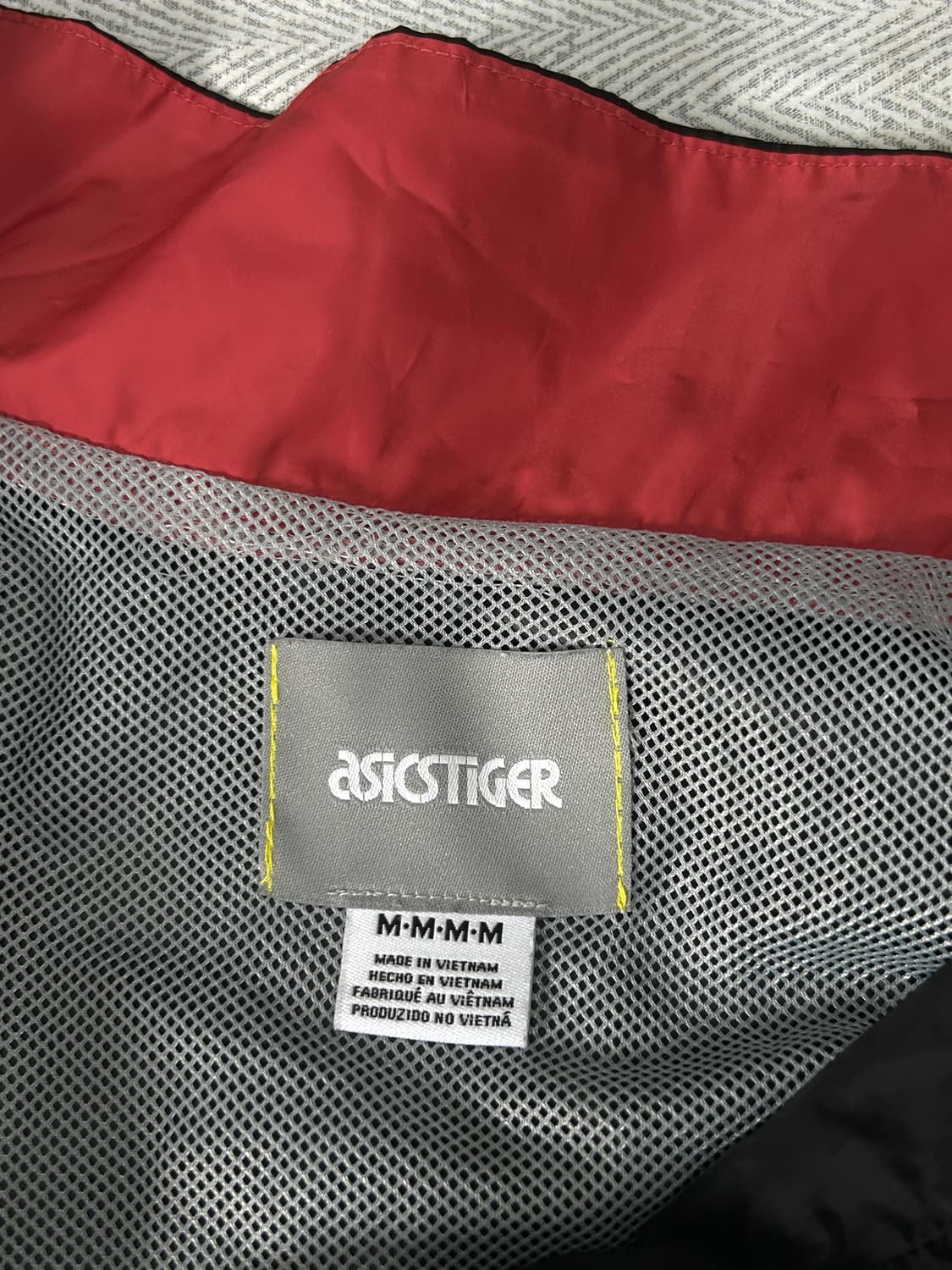 아식스타이거 올드스쿨 Y2K 바람막이 집업 점퍼 오버핏 M 상품이미지8