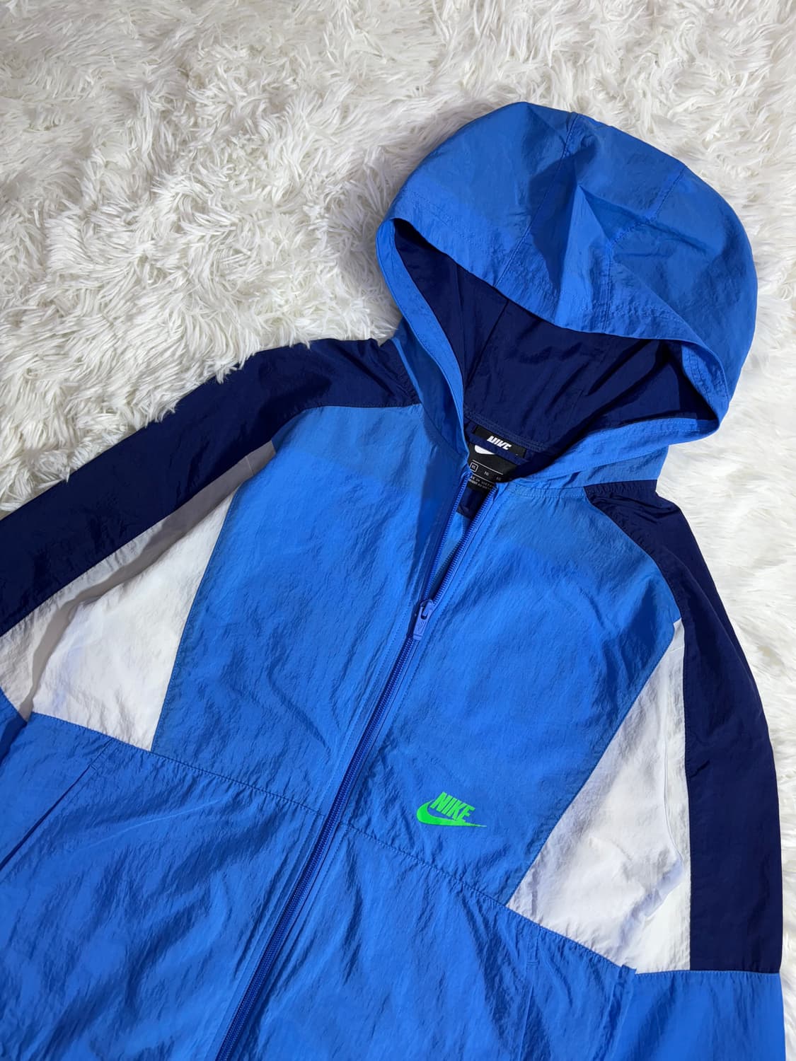 나이키 컬러블록 빅로고 스우시 바람막이  상품이미지6