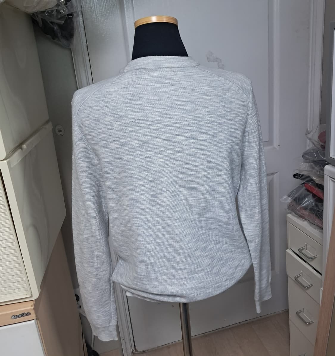 타임옴므 남성 멜란지그레이 니트 95사이즈 상품이미지3