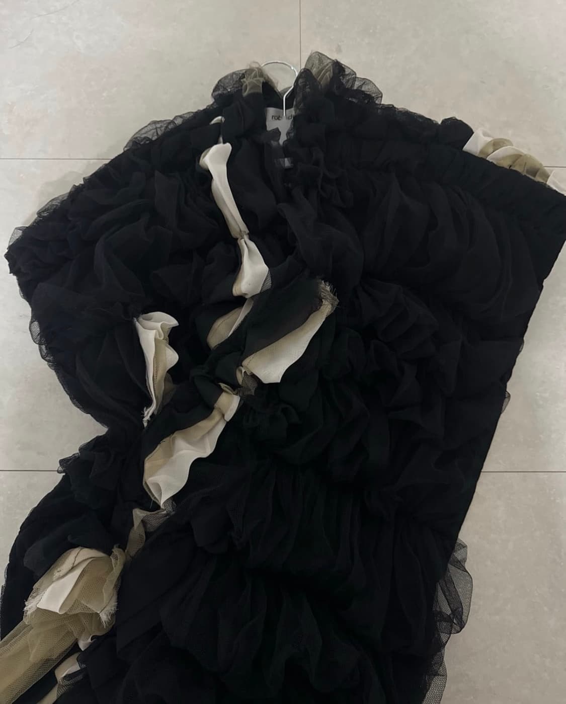 꼼데가르송 robe de chambre 베스트 조끼 머플러 목도리 상품이미지2