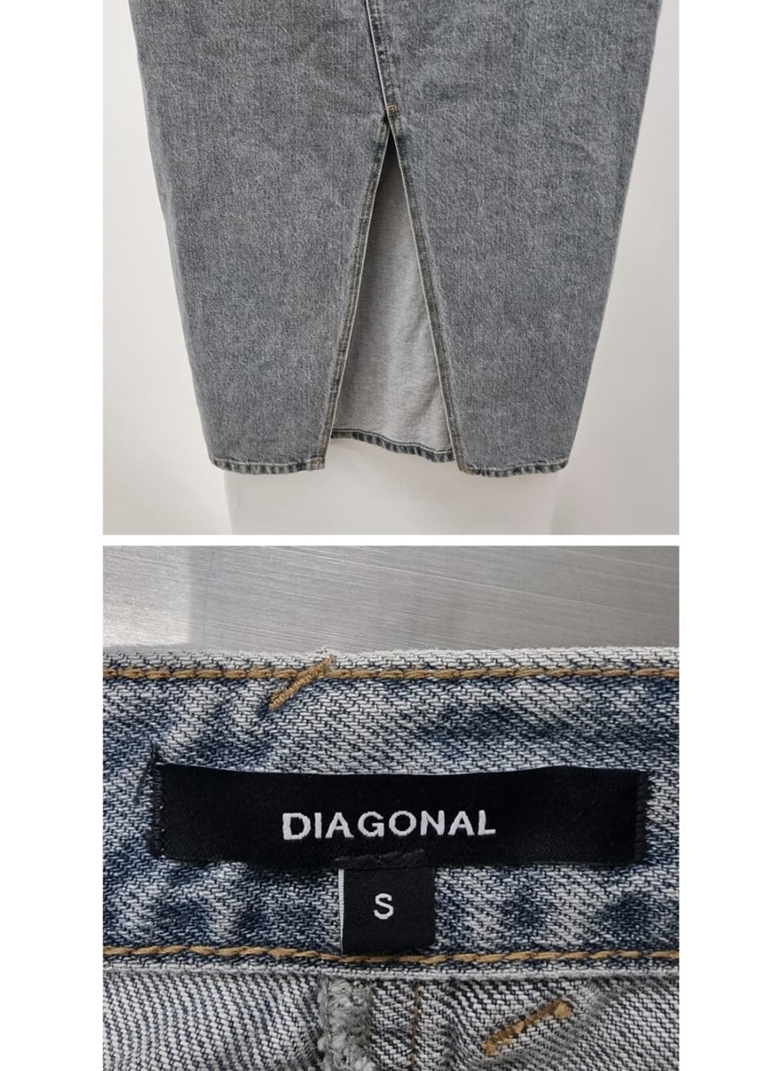 DIAGONAL (26~27) 다이애그널 데님 스커트 상품이미지9