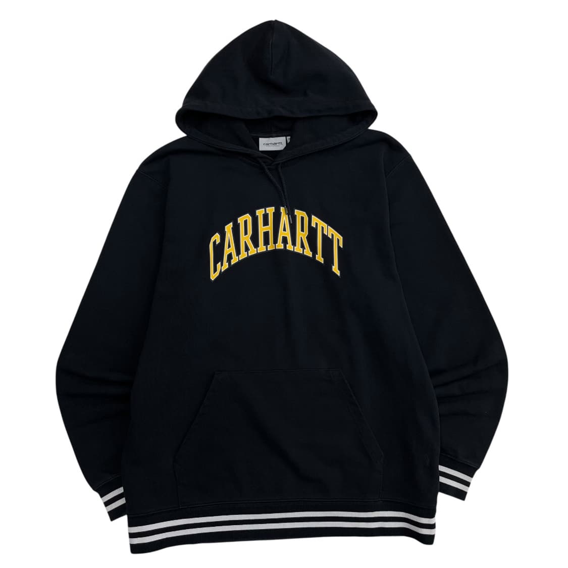 칼하트 옐로우 패치로고 네이비 후드 XL 상품이미지2