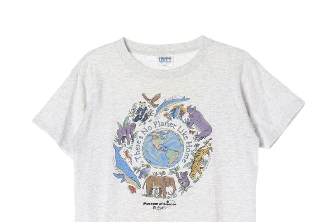 [U.S.A] 코튼 그래픽 반팔 티셔츠 (여성 L) 상품이미지3