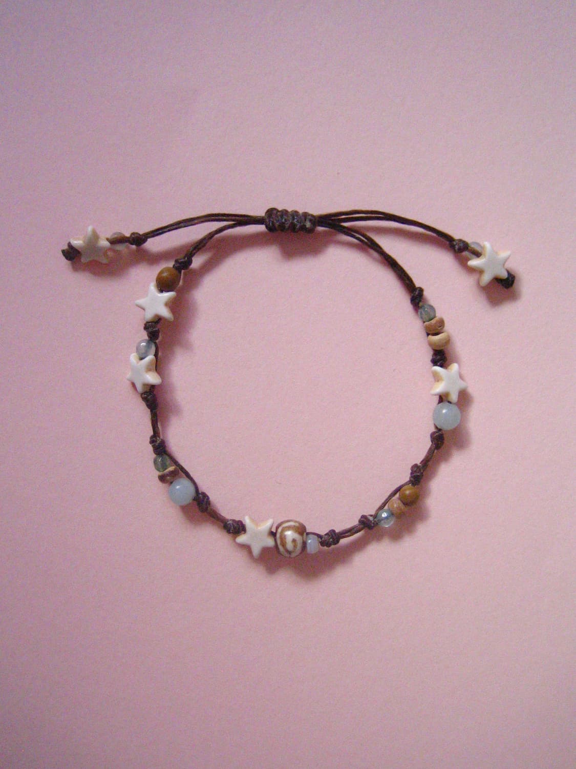 short wood star bracelet 쇼트 우드 스타 팔찌 상품이미지1