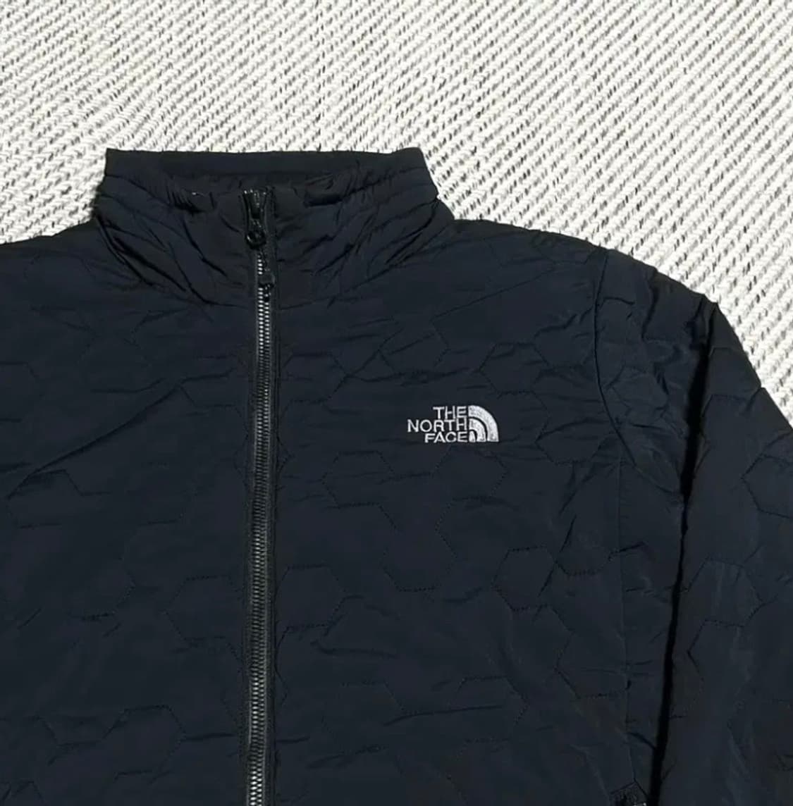 [M] Northface 노스페이스 우먼즈 네이비 누빔 집업 자켓 상품이미지3