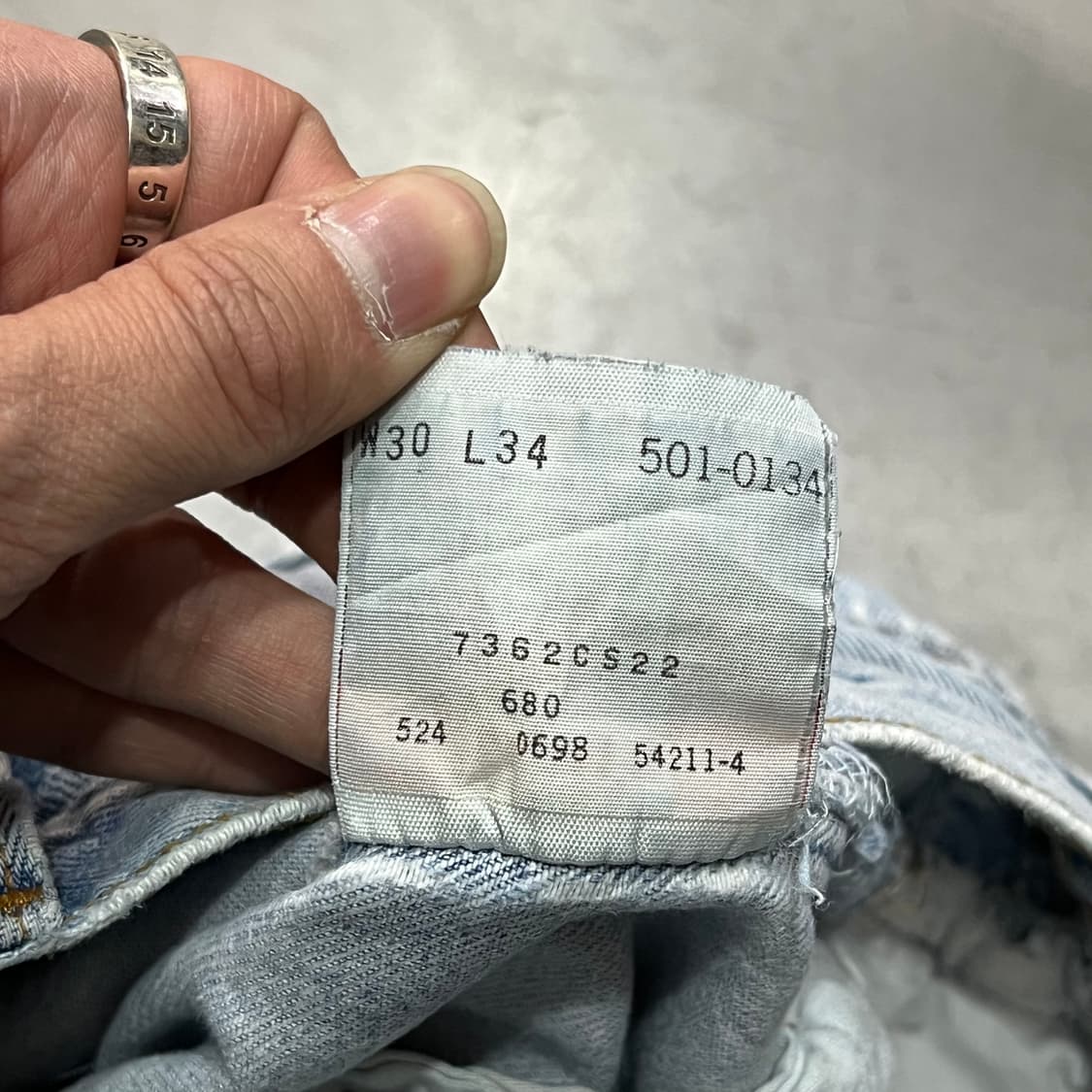  USA 리바이스 501 데님 팬츠 y14666 상품이미지8