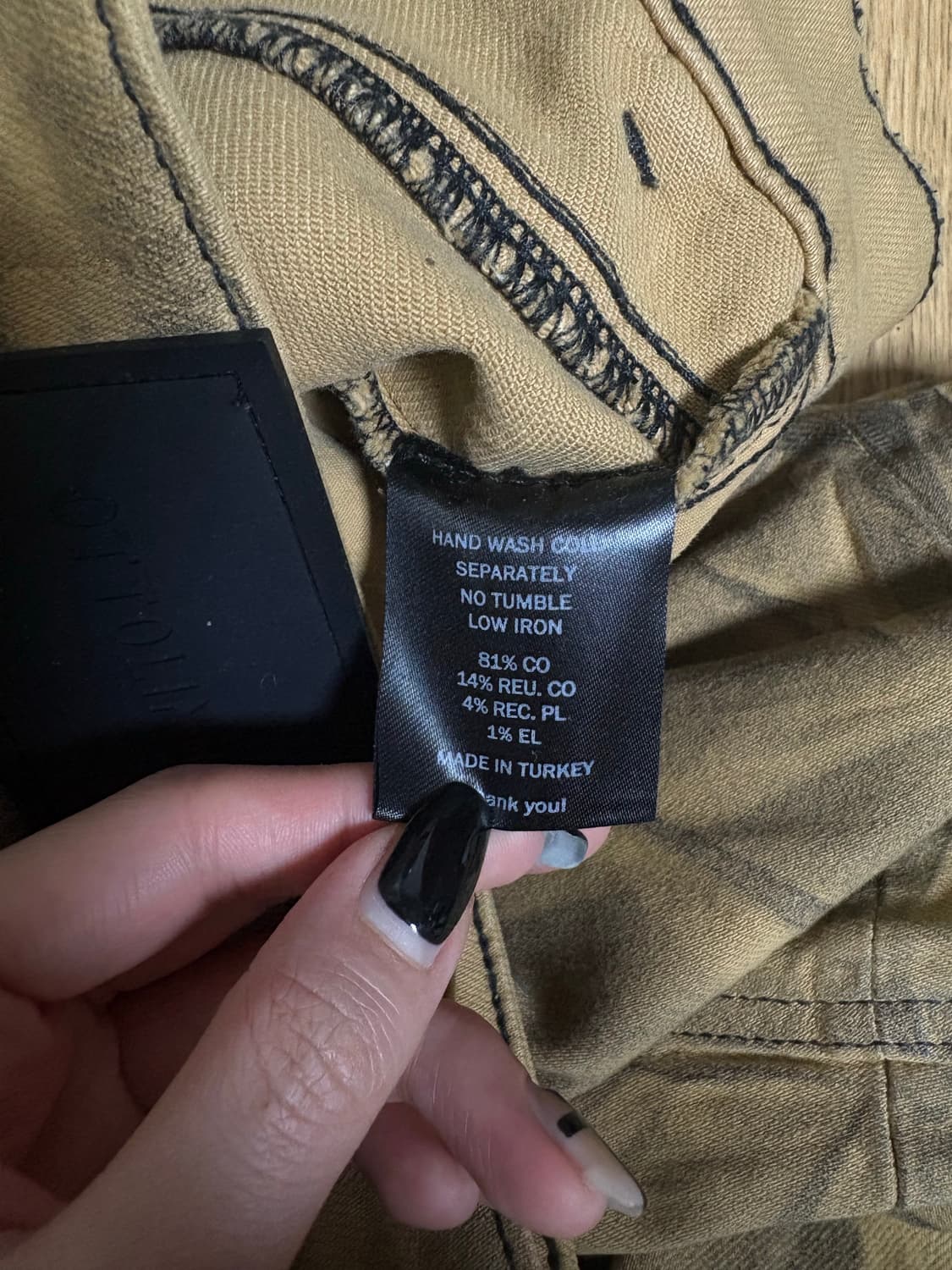 오토링거 Draped jeans Beige 상품이미지5