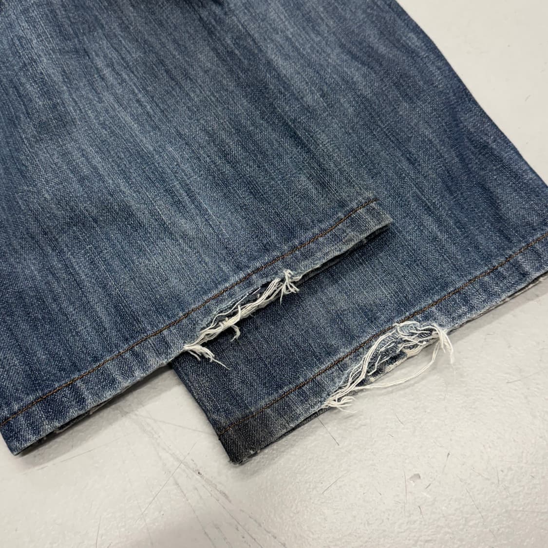 FUBU 후부 올드스쿨 힙합 워싱 와이드 데님팬츠 상품이미지9