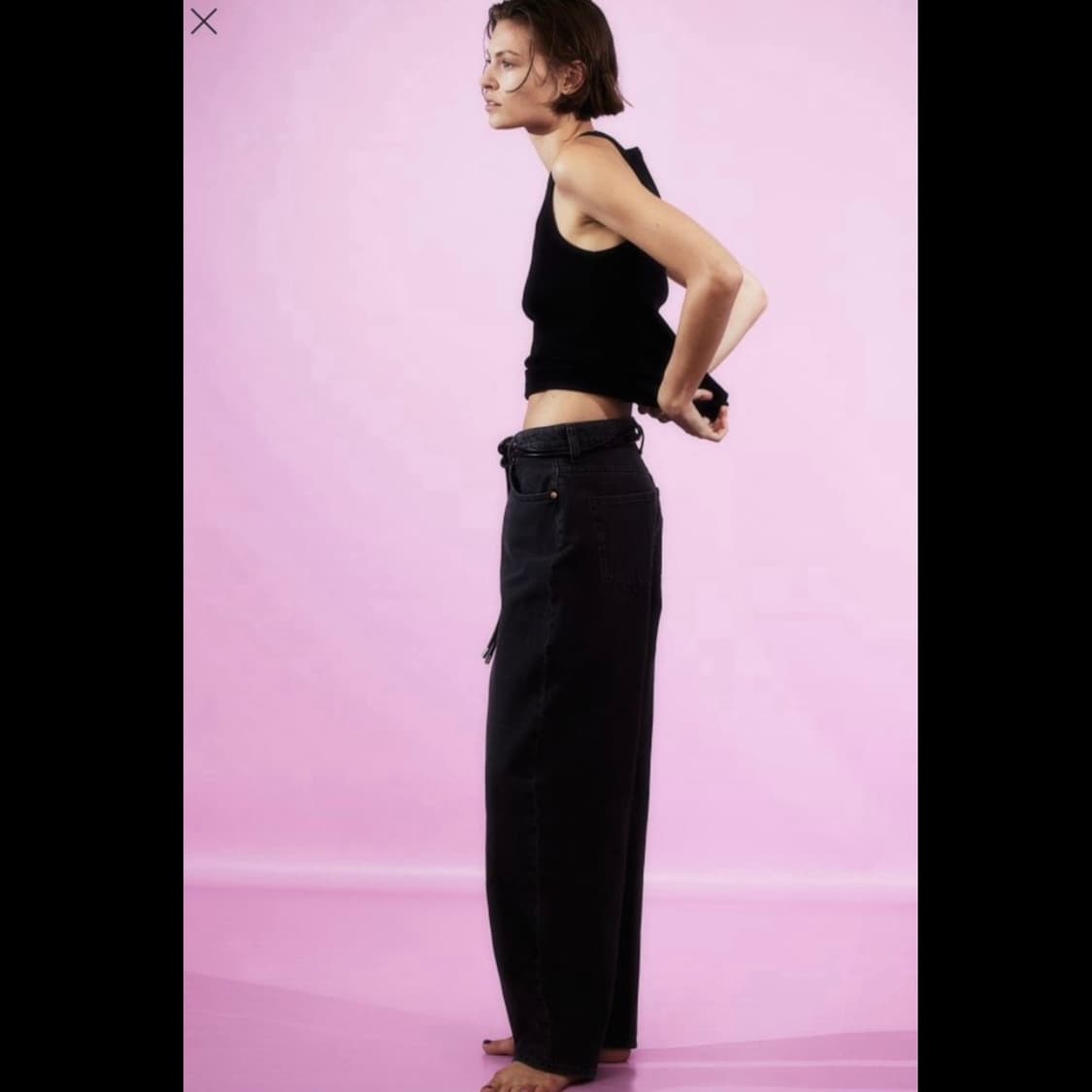 h&m 에이치앤엠 배기 하이웨이스트 진 (새상품) 상품이미지10