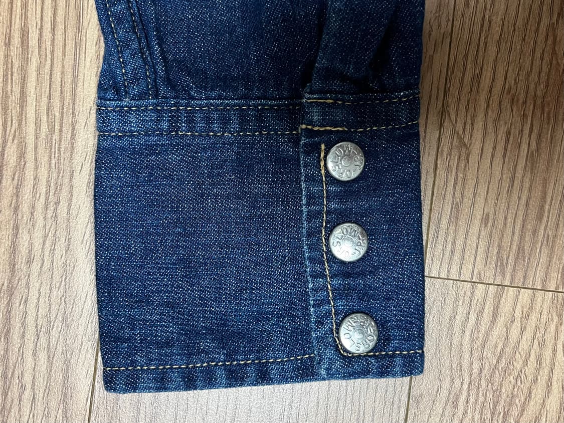 오어슬로우 OrSlow 데님 웨스턴 셔츠 Sz.1 상품이미지5