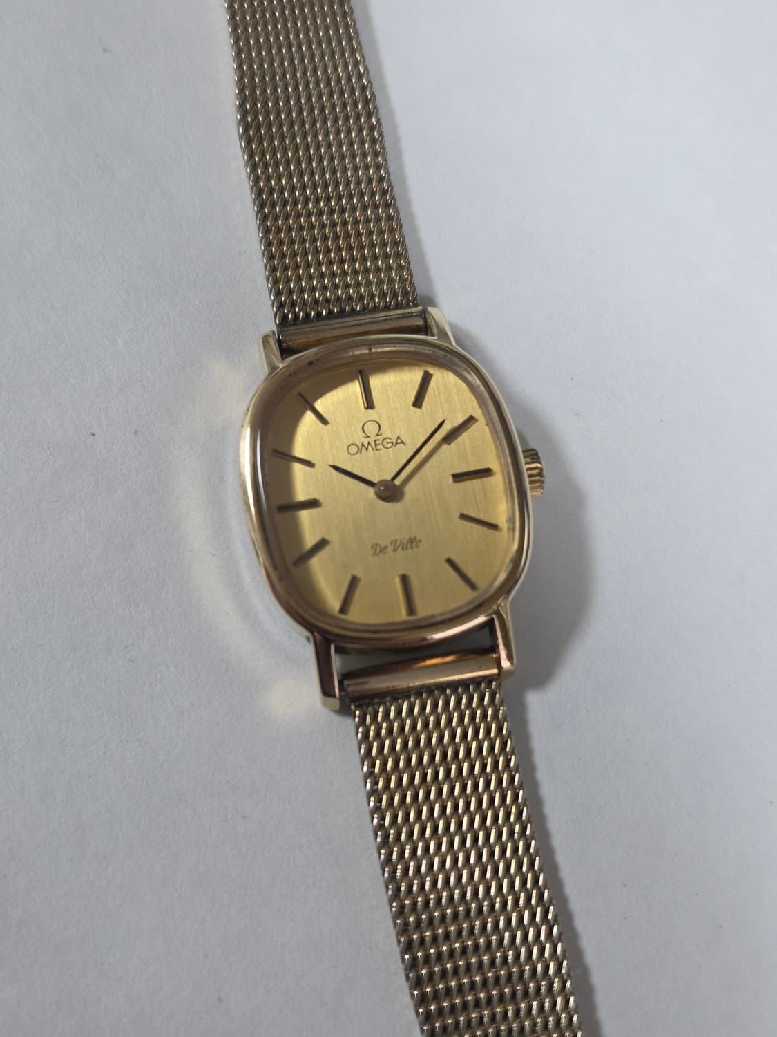 오메가 시계 빈티지 OMEGE 드빌 금장 수동 올제치 여성용 상품이미지1