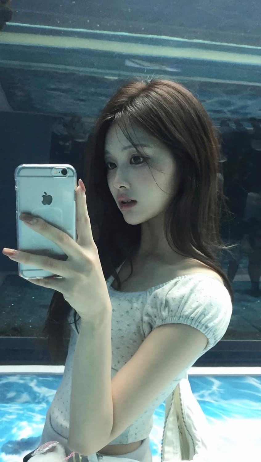 뚜오미오 플라워 셔링 티셔츠 탑 오트밀 s 상품이미지1