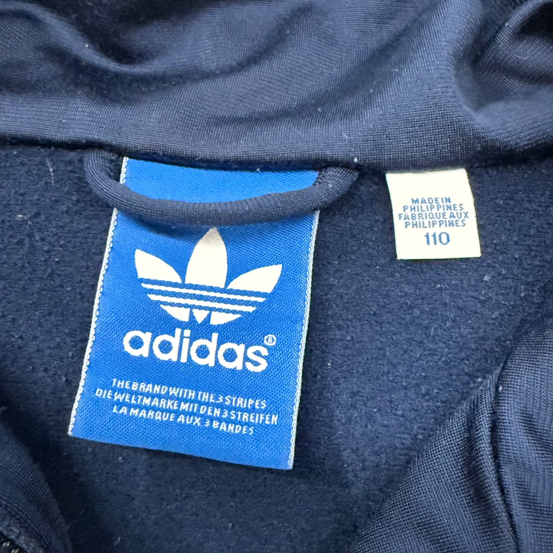 아디다스 네이비 구파 넉사 져지 트랙탑 110 상품이미지5