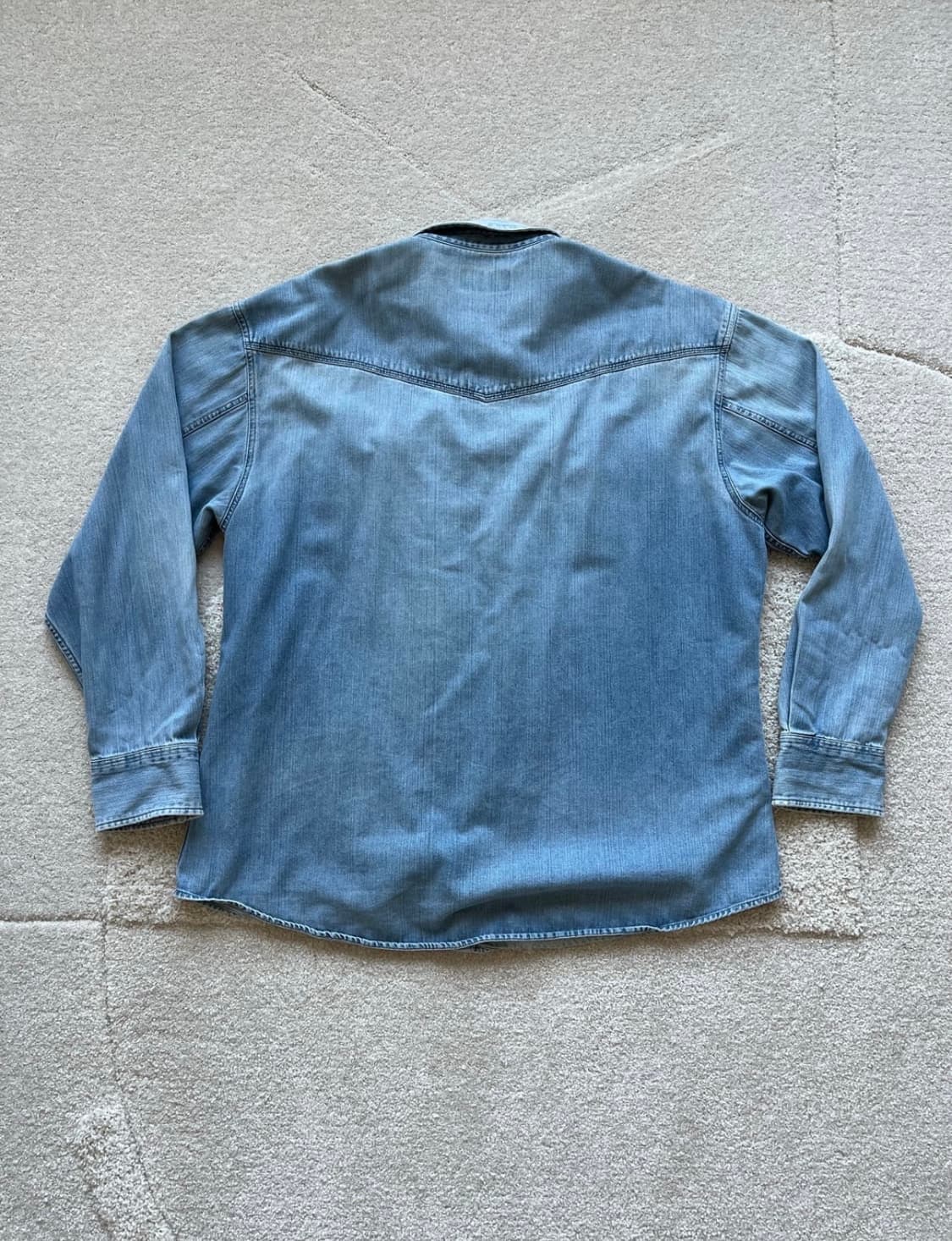 랭글러 웨스턴 데님 셔츠 상품이미지5